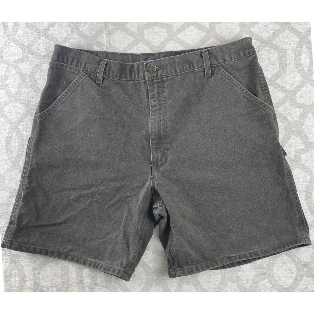 Carhartt B25 TMB 90s Y2K Carpenter Work Shorts Mens 40 Gray Vintage‎ Made in USA